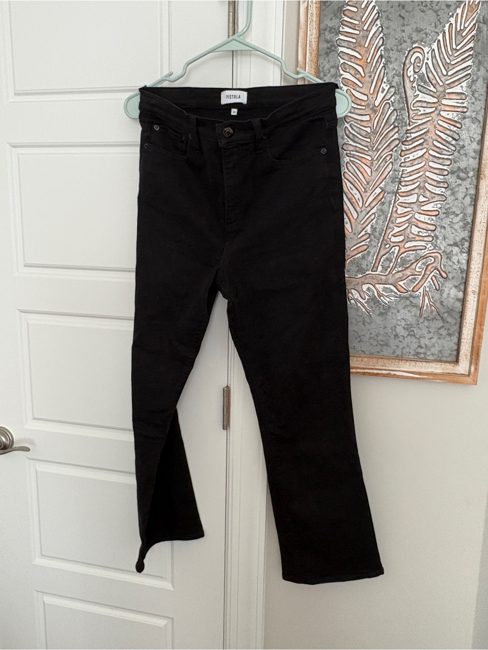 pistola Black Straight-Leg Women's Jeans